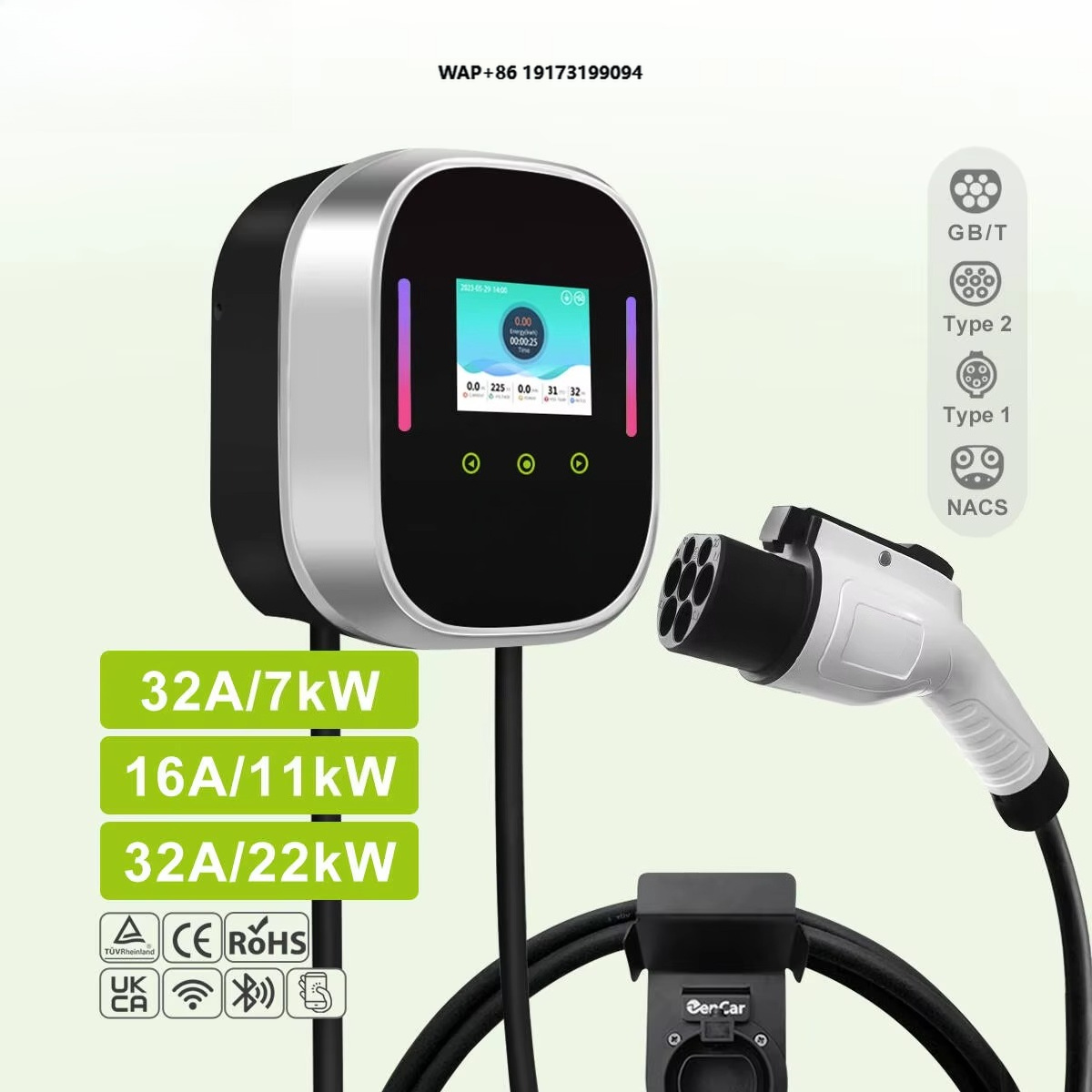 Wallbox Ev - Smart EV Charger Wallbox 22kW 11kW