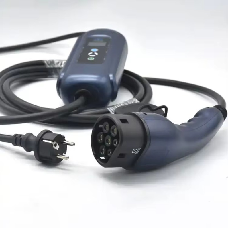 Portable Electric Vehicle Blue - огляд і ціна Ev Charging Cable