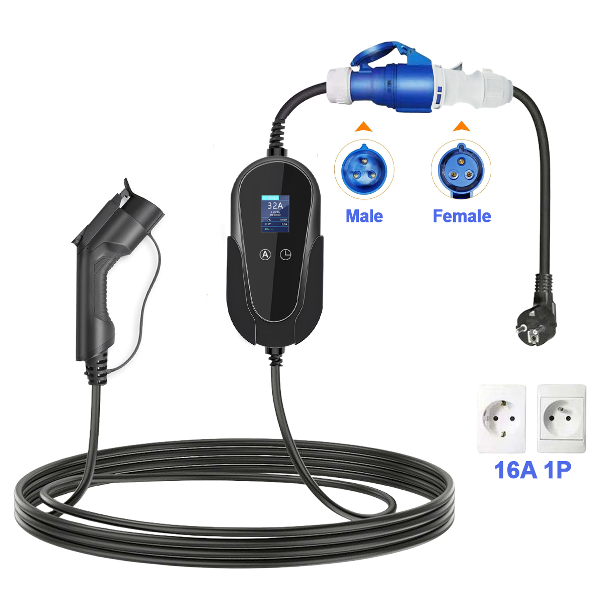 NTO Blue CEE Female Power Plug - огляд і ціна Ev Charger Adapter