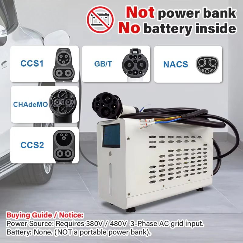 Manufacturer Wholesale 480V 3  - огляд і ціна Portable Ev Charger