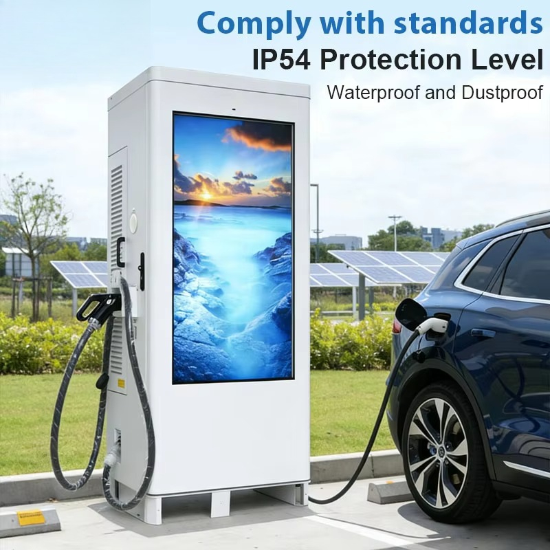 Floor Mounted Dual 60kW Dc Fas - огляд і ціна Fast Ev Charger