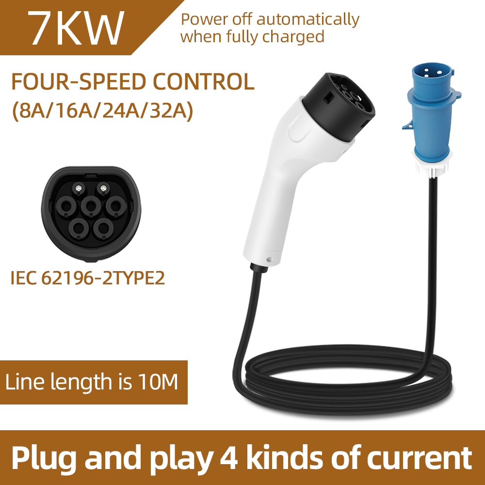 For Electric Vehicle 7KW 32A E - огляд і ціна Ev Charger Adapter