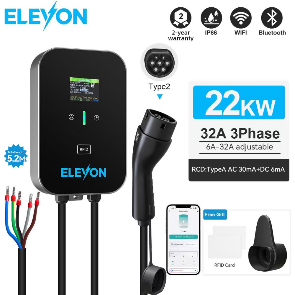 ELEVON EV Charging Station 22K - огляд і ціна Wallbox Ev